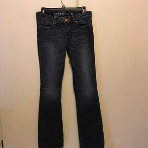 Guess dark blue boot cut jeans